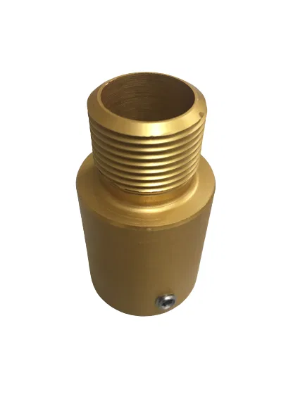 9066 – MORAD Antenna Adapter, For Use With 1 Inch Stanchion 1 Inch-14 Threaded Gold